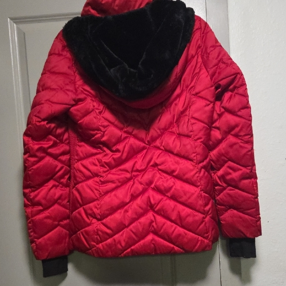 Nautica Women's Red Quilted Puffer Jacket - Picture 2 of 4